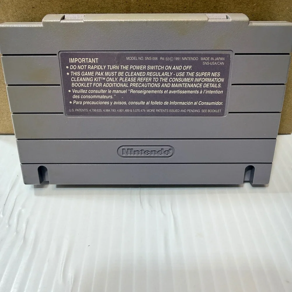 Nintendo Mario Paint SNES Super Nintendo Gray Good SNS-MP-USA Cartridge Only
